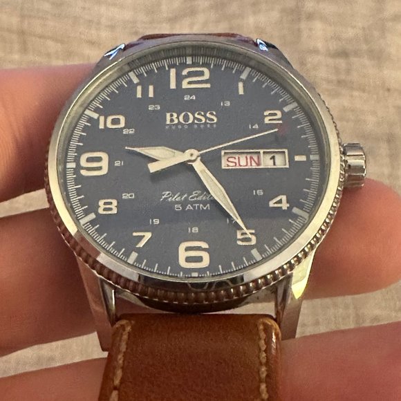Hugo Boss Mens Watch Pilot Edition 44mm - Picture 2 of 6